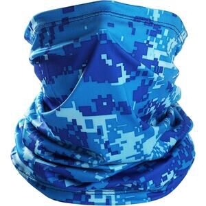 2pk Neck Gaiter Bandana Head Face Mask Mouth Cover Tube Scarf Balaclava UV Proof